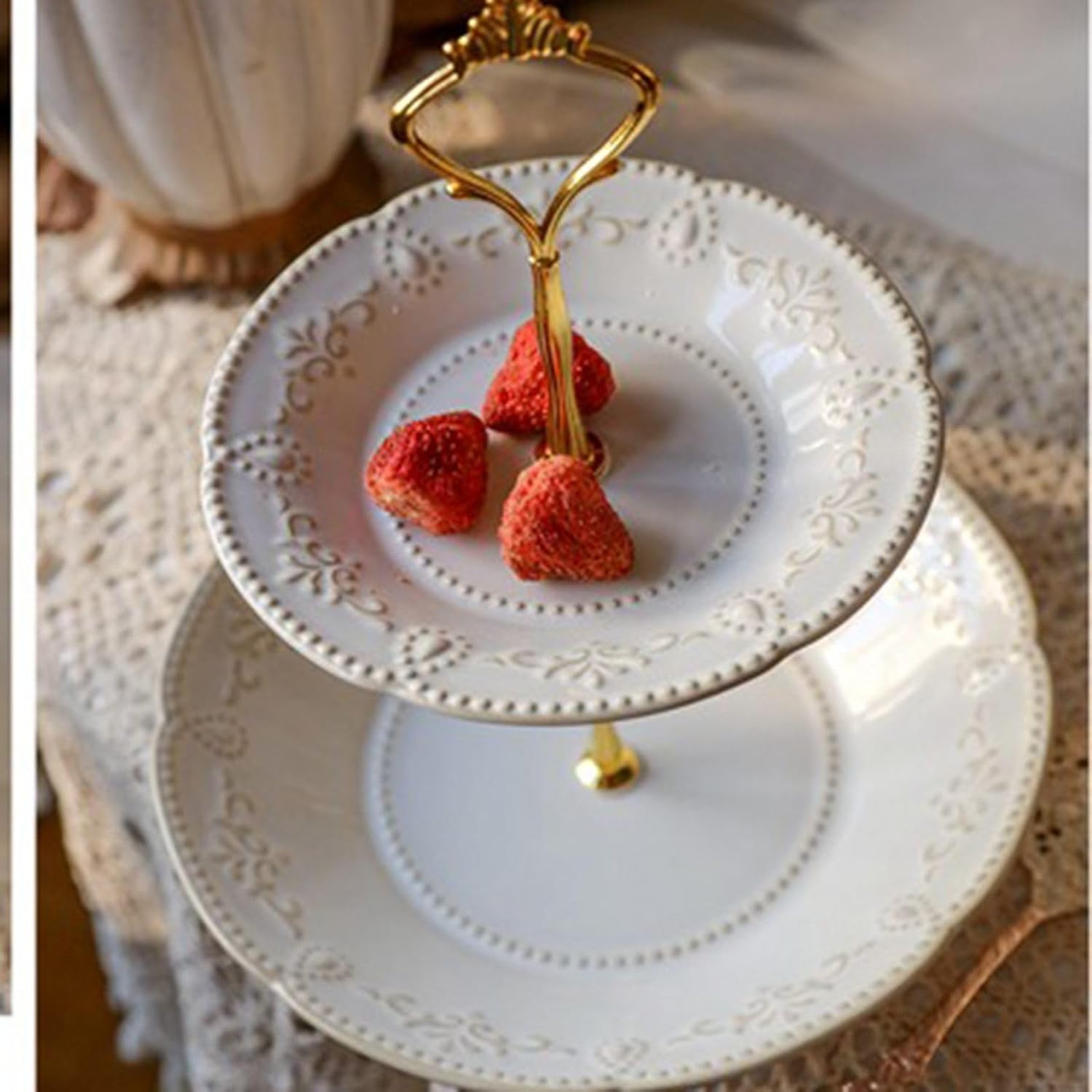 深川製磁 白百合　ミート皿　2枚セット 深川製磁 白百合 ミート皿 2枚セット 深川製磁 白百合 ミート皿 2枚