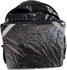 Mochila Bag Motoboy 45L – Ideal para Delivery (BAG PRETA COM ISOPOR)