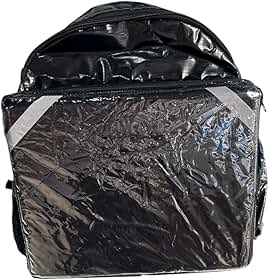 Mochila Bag Motoboy 45L – Ideal para Delivery (BAG PRETA COM ISOPOR)