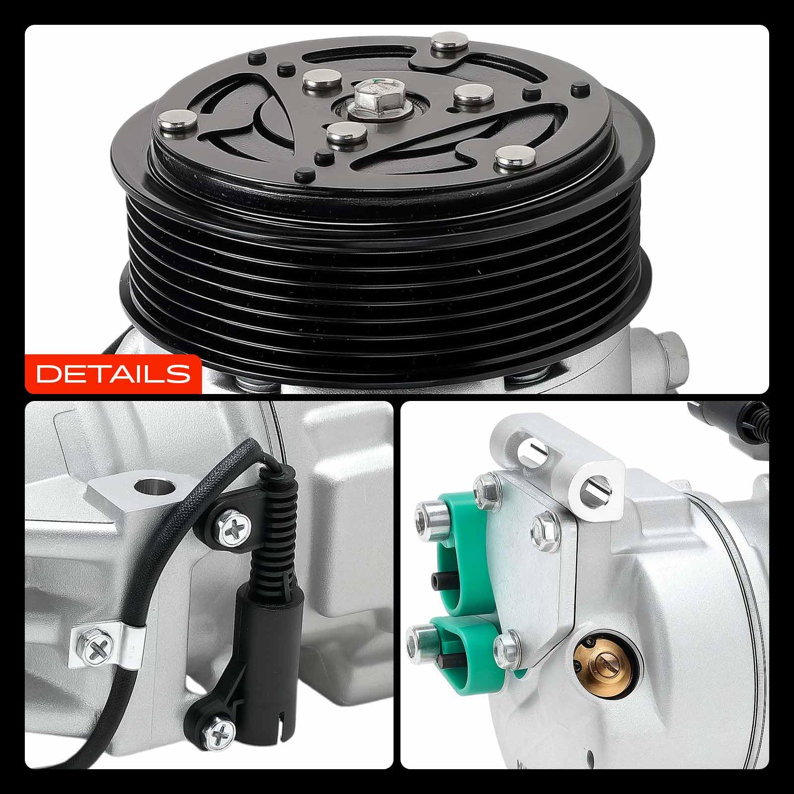 Frankberg Compressore Aria Condizionata Compatibile con Mini R50 R53 One D 1.4L 2003-2006
