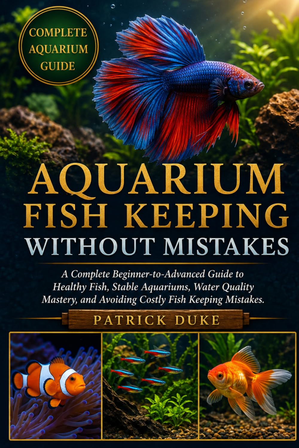 AQUARIUM FISH KEEPING WITHOUT MISTAKES: A Complete Beginner-to-Advanced Guide to Healthy Fish, Stable Aquariums, Water Quality Mastery, and Avoiding Costly Fish Keeping Mistakes.