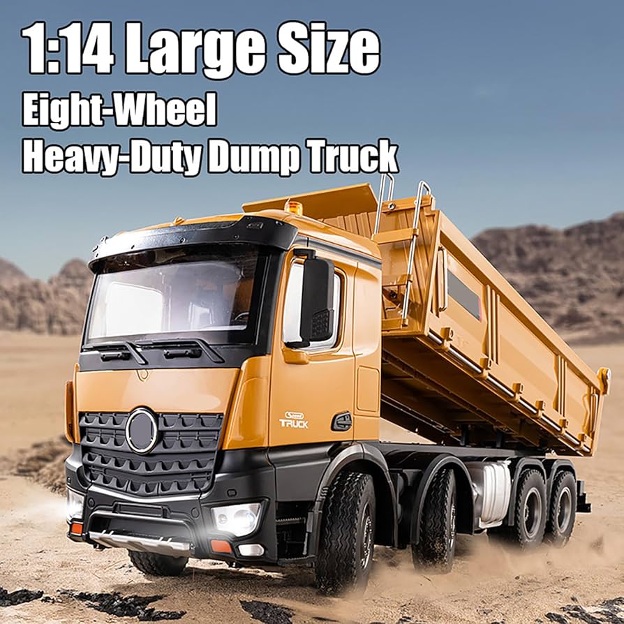Amazon.com: 20-Inch Remote Control Dump Truck 12-Channels 1/14