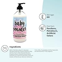 Vista 8 de The Lotion Company Loción de terapia cutánea 24 horas, polvo para bebés, 16 onzas líquidas