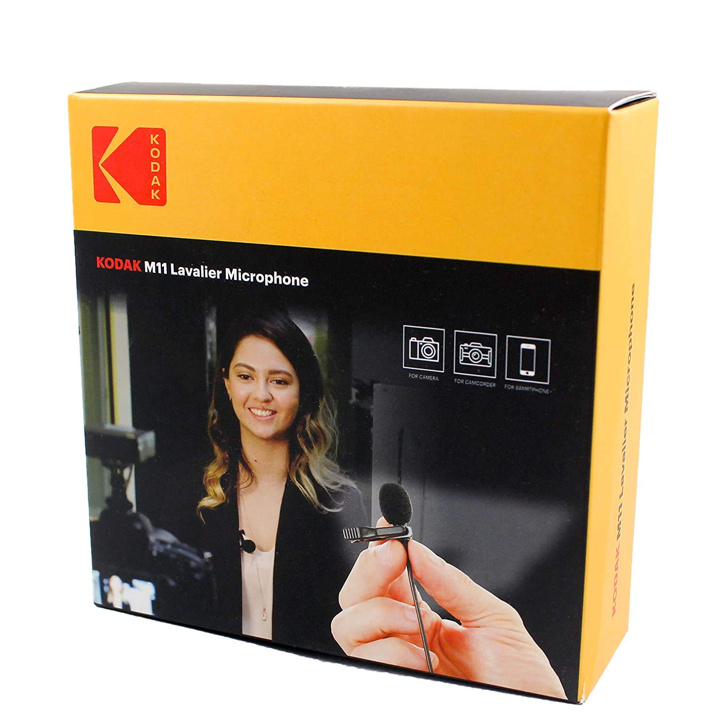 Kodak M11 2.5Mm Lavalier Microphone with Adapter for Smartphones - Auxiliary-image-1