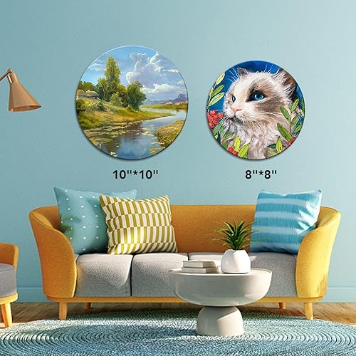 Miniatura 6 de ESRICH Lienzos para pintar tableros de lona de algodón en blanco paquete de 21 unidades con 7 tamaños 4 x 4 pulgadas 5 x 7 pulgadas 8 x 10 pulgadas