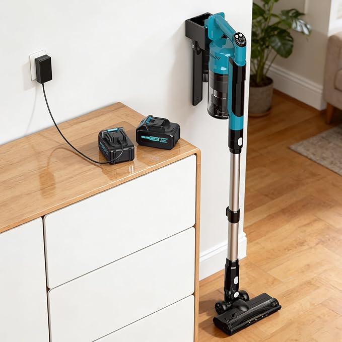 Aspiradora Inalámbrica Escoba 60kPa Filtro HEPA miniatura 2