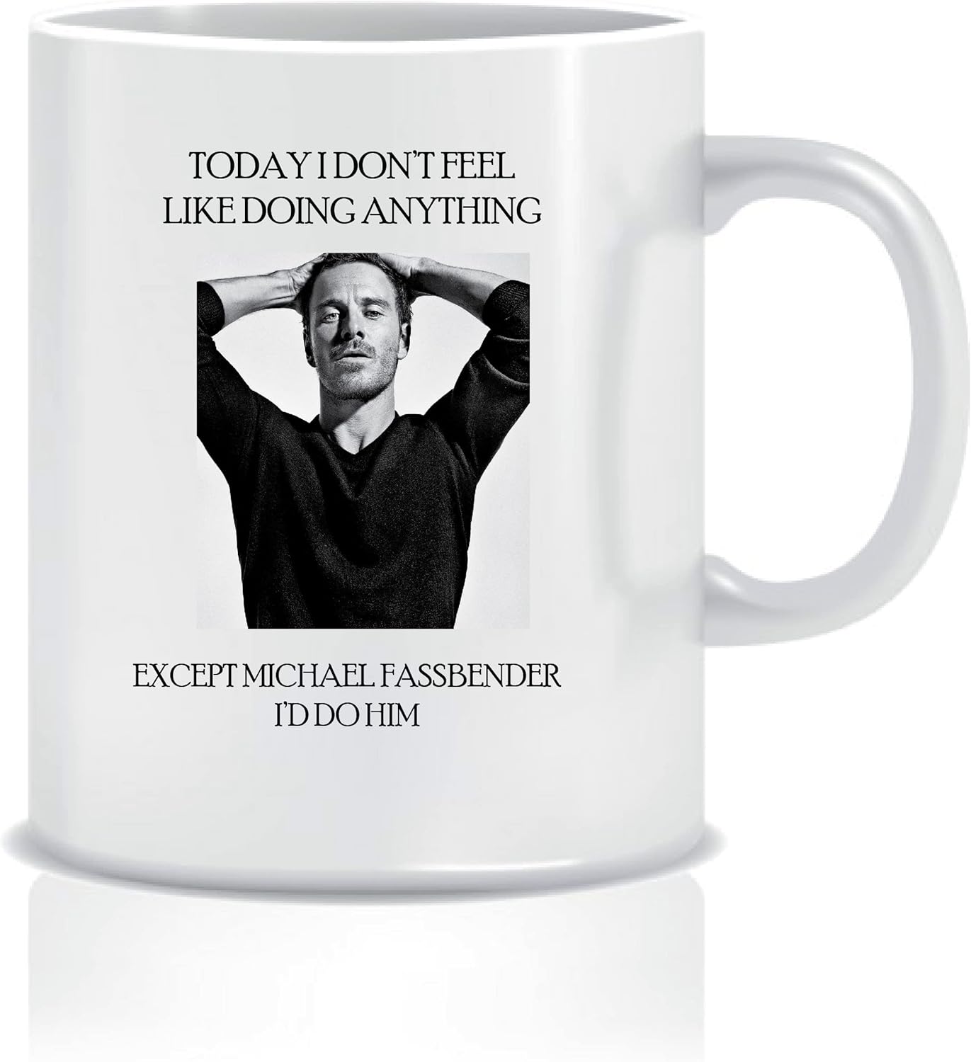 Cheeky Chos Mug - I Would do Michael Fassbender - Novelty Gift Her Female Celebrity Heartthrob Gift for Her