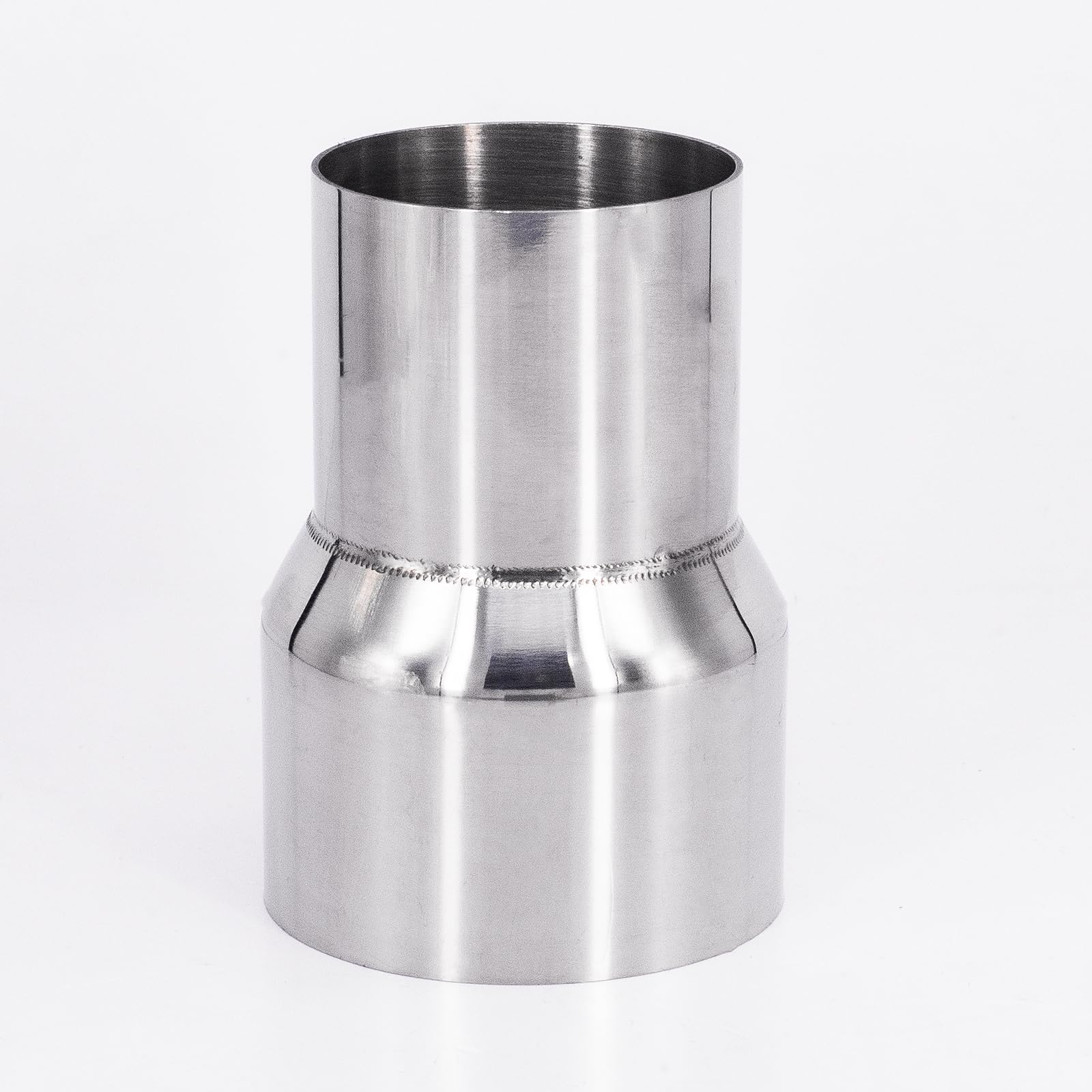 Adattatore per tubo di scarico Tubo di collegamento in acciaio inox per connettore di scarico Riduttore Dilatatore Modifica dei tubi di scarico dell'auto (54mm-66mm)