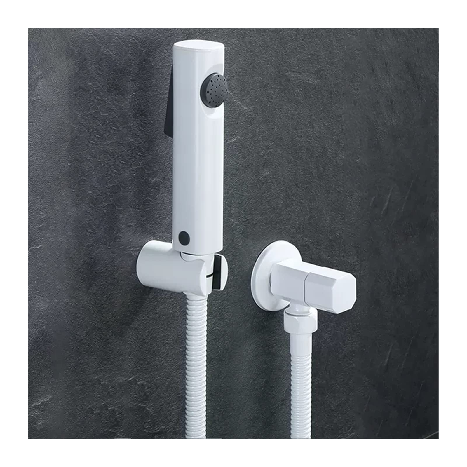 Pulvérisateur de bidet mural blanc pour un nettoyage rapide et frais des WC familiaux