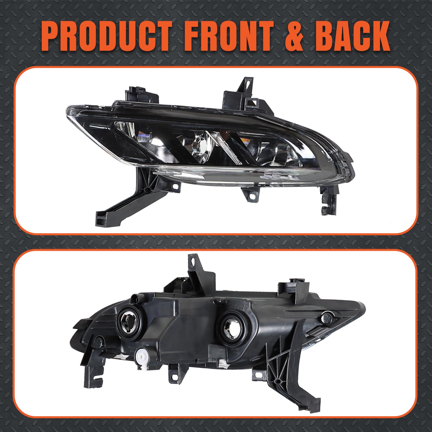 labwork Left Driver and Right Passenger Sides Pair Fog Lights Replacement for Nissan Maxima 2016-2019 Fog Lights Driving Lamps 261504RA0B 261554RA0B