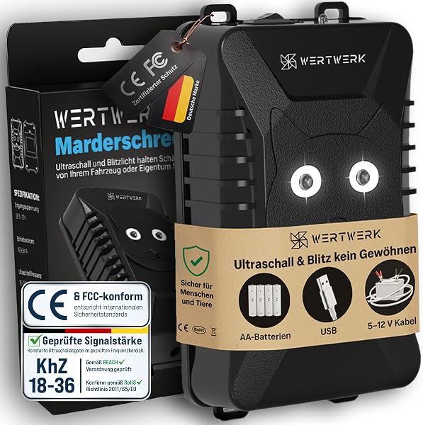 WERTWERK Marderschreck Kombi-Gerät