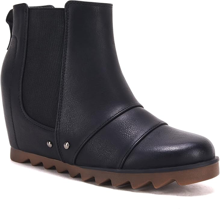 TINSTREE Booties Platform Chelsea Comfortable