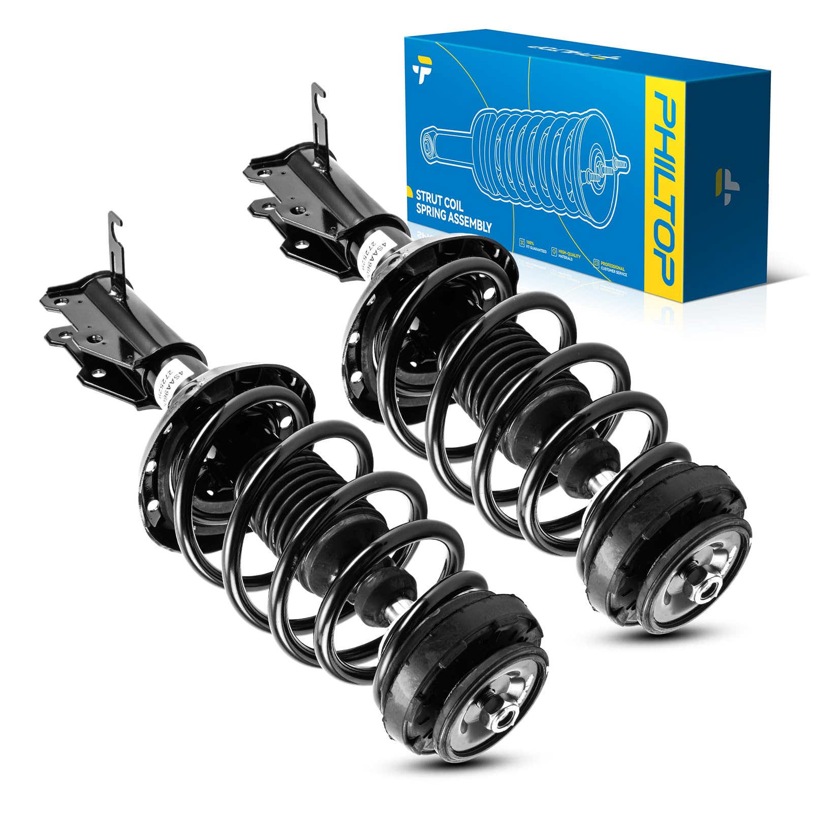 PHILTOP Front Complete Struts Assembly with Coil Spring For 2010-2016 Buick LaCrosse 272528/272529-Quick Loaded Suspension‌