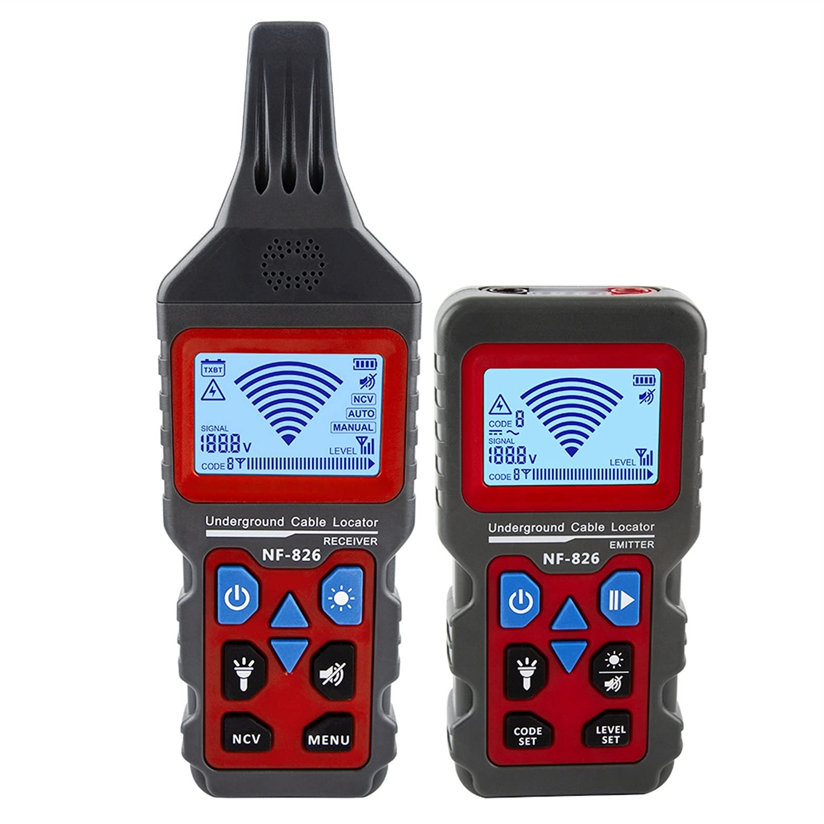 Dispositivo de rastreo de red Alambre Cable Interruptor Cable Tester Línea Teléfono Detector Localizador Métrico Dispositivo de seguimiento Para Ethernet y teléfono