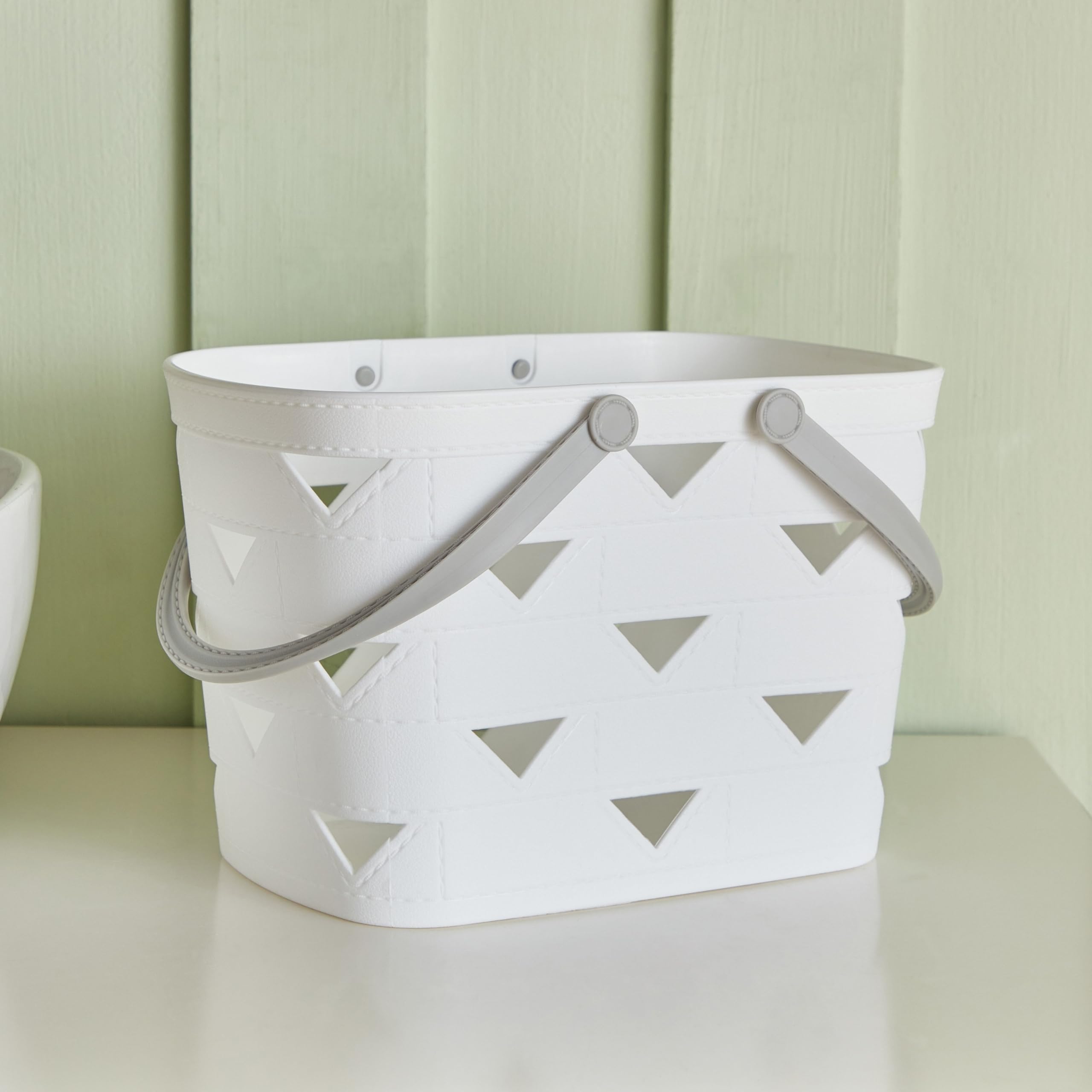 HomeBox Nordic Basket with Handle - 26.5x18x18 cm