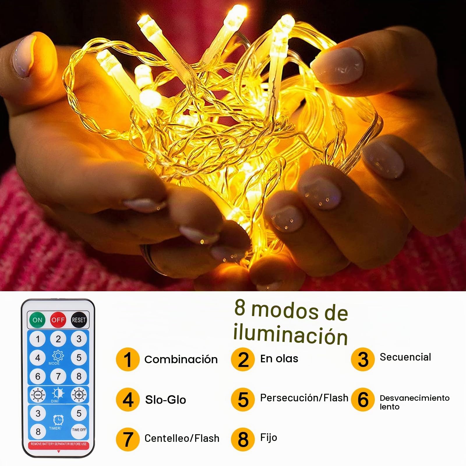 Solar Navidad Luces de Carámbano 10M 336LEDs Cadena Luces Cortina de Luz 56Pcs 8 Modos Impermeables Guirnaldas Luminosas con Remote para Casa Jardín Habitación Fiesta Navidad decoración