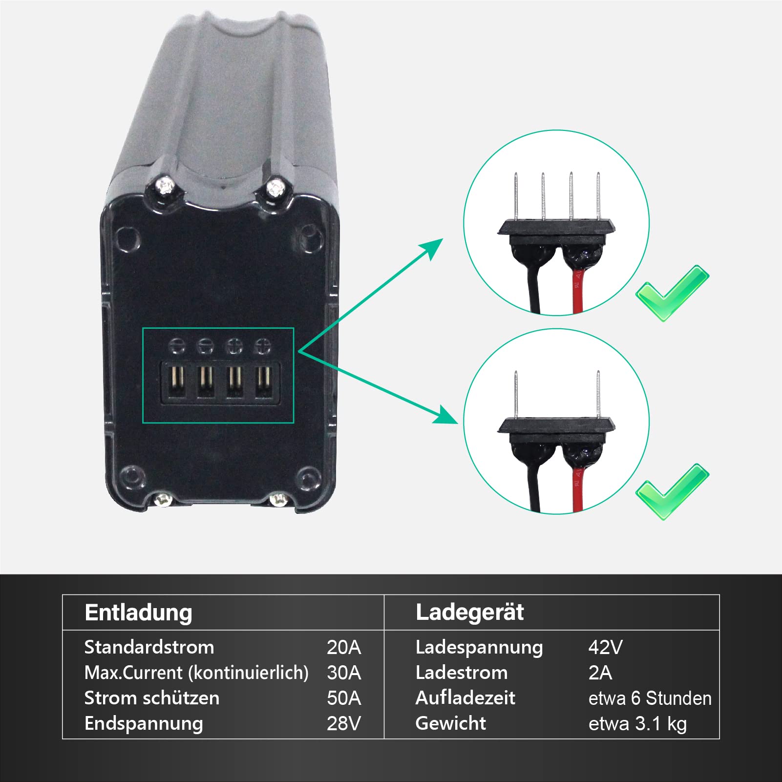 Con ricaricabile 36V 12Ah E-Bike Akku Li-Ion Electrofahrrad Whitebait Form per Aldi Prophet MiFa Trio Samsung Zhenlong Phylion UVM