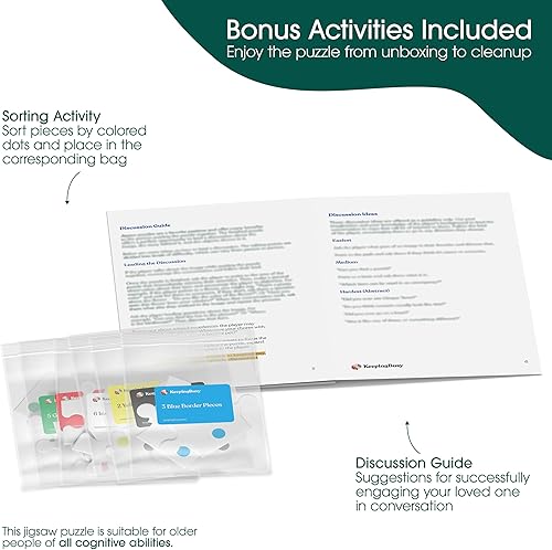 Miniatura 7 de Keeping Busy Rompecabezas de demencia para personas mayores con mapa de EE. UU., rompecabezas de 24 piezas para personas mayores con demencia