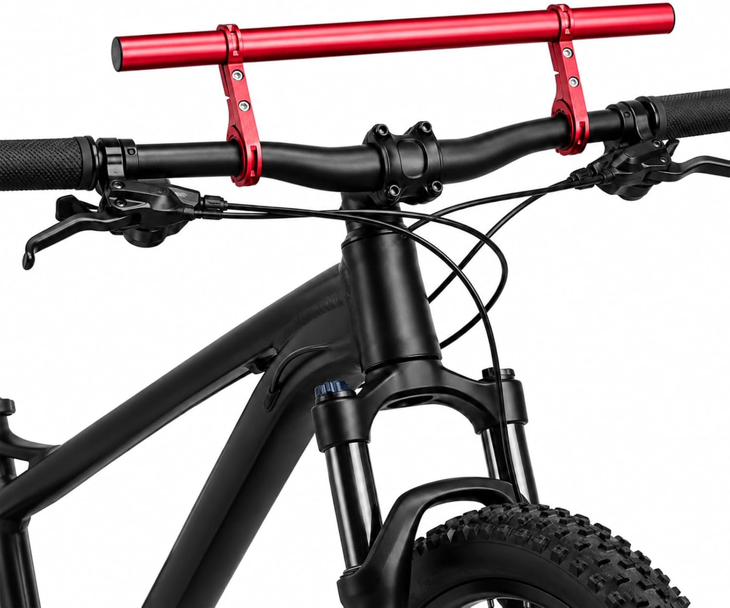 11.8" Super Long Aluminum Double Handlebar Extender for Bike E-Bike Scooter