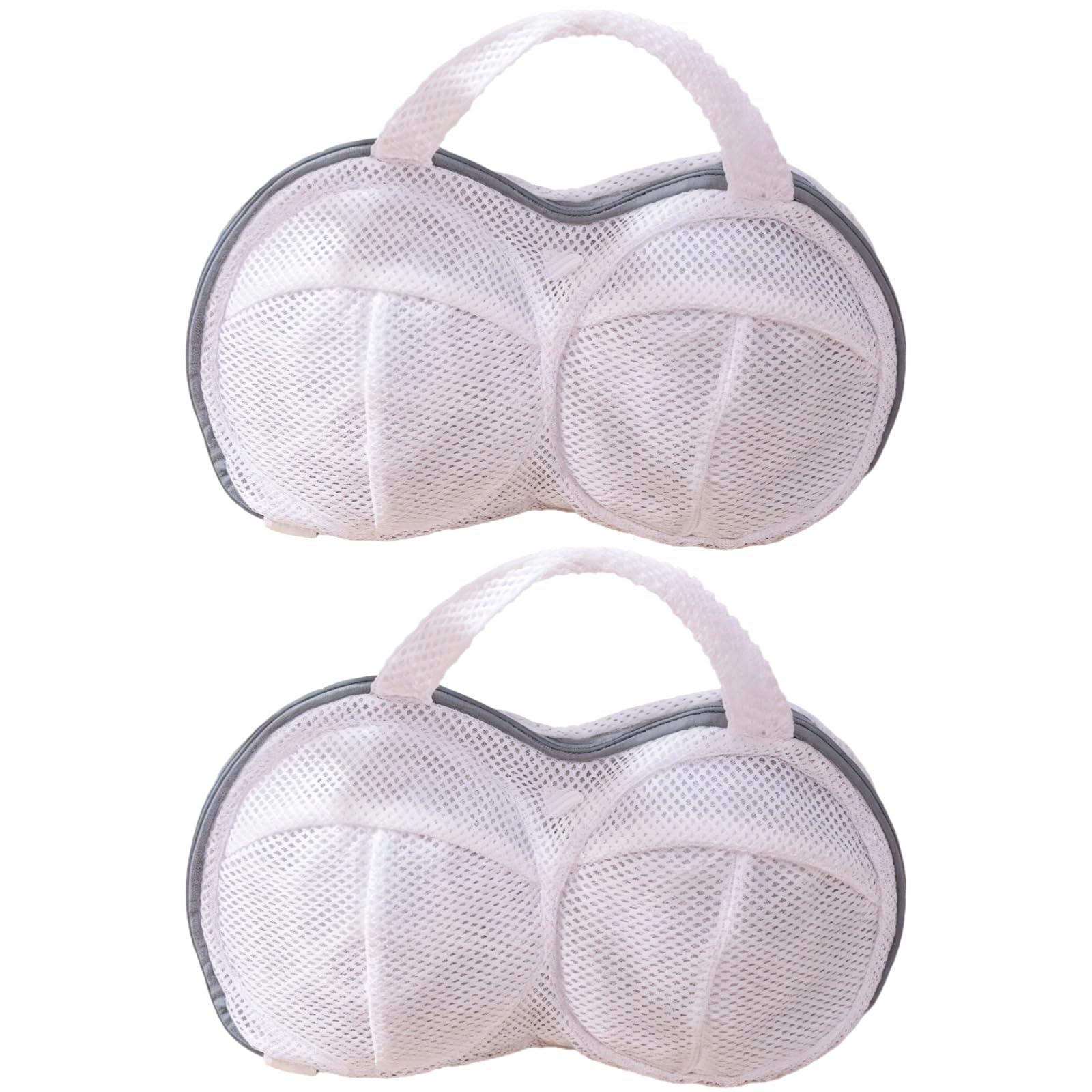 2 Stück BH-Waschsäcke mit Stützrahmen, Wäschenetz für empfindliche Wäsche, Lingerie-Wäschenetz mit verstärkter Struktur, maschinenwaschbare Schutzbeutel für BHs und Unterwäsche