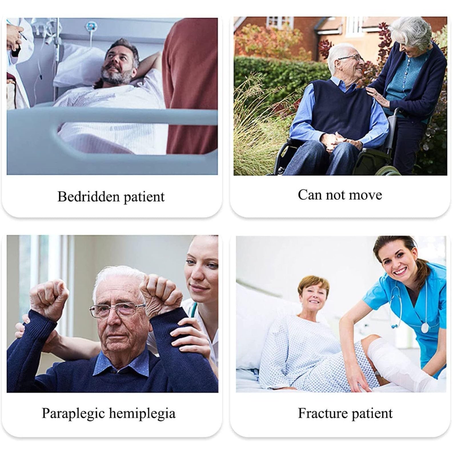 Arnés Elevación Paciente Cuerpo Completo, Gruas para Discapacitados Grúa De Paciente Eslinga De Elevación con Accesorios De Bucle para Posicionamiento Y Elevación De La Cama