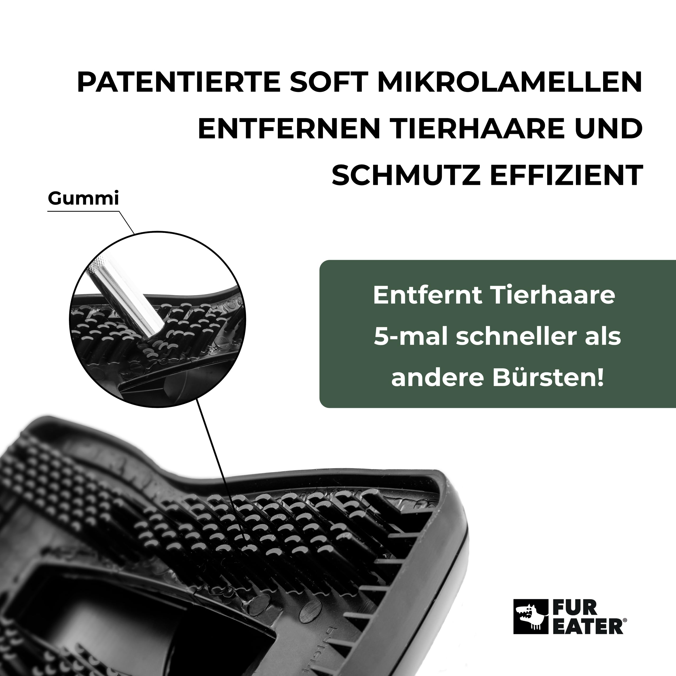 FUREATER | Car Kit Pro | Professional Set of Vacuum Cleaner Attachments | Efficiently Removes Animal Hair | Durable, Compatible and Functional | Suitable for All Surfaces