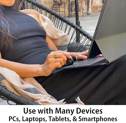 Miniatura 7 de Swiftpoint ProPoint - Ratón ergonómico inalámbrico, PowerPoint Presentation Clicker y puntero láser, recargable con Bluetooth para portátiles y