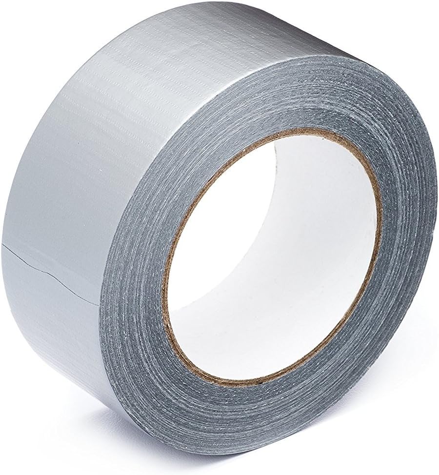 Saurus Utility Duct Tape Silver, 1.88-inch X 50-yards, 5.8 Mil, Single Roll