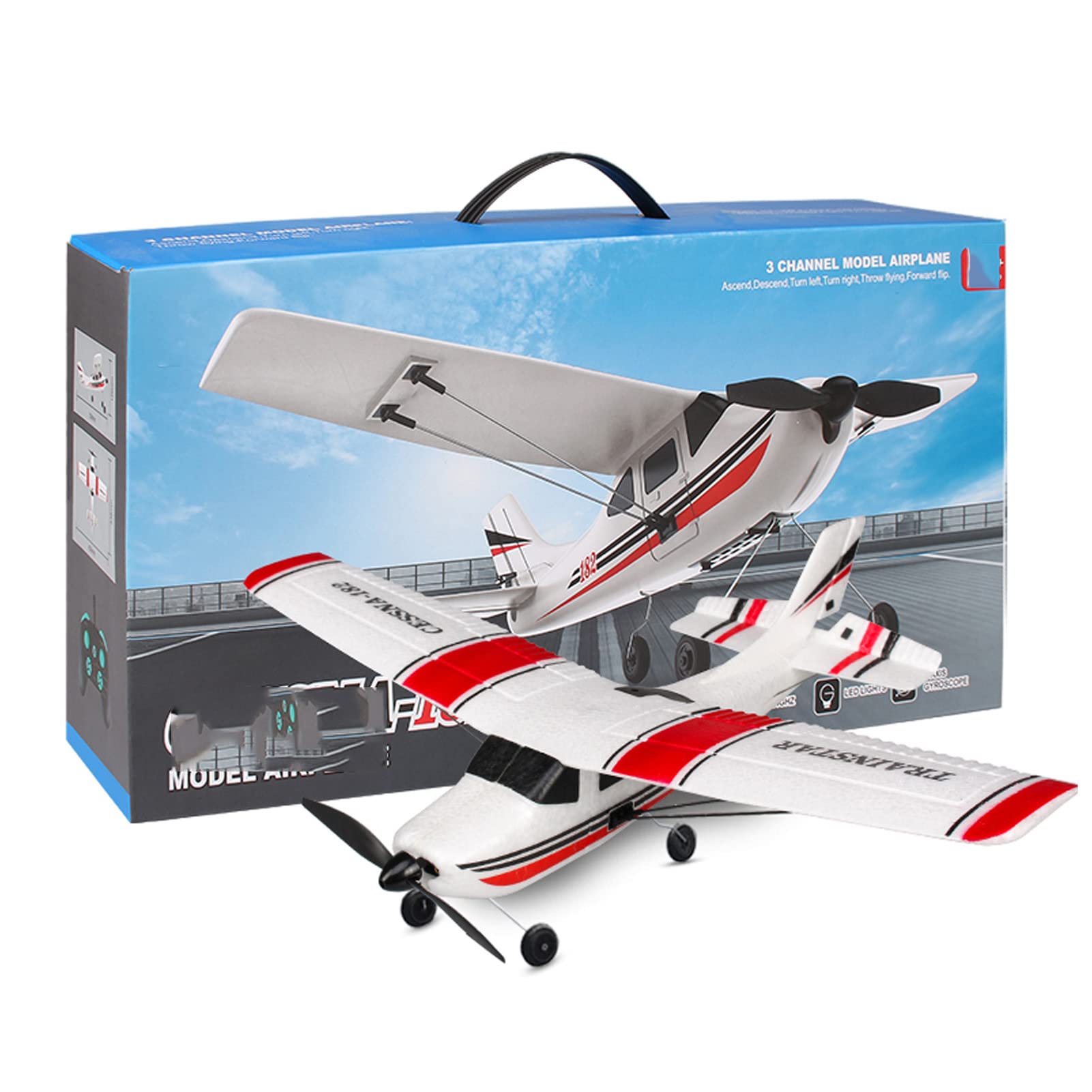 Buy 3 Channel Remote Controlled Aircraft, Easy To Control Cessna Remote