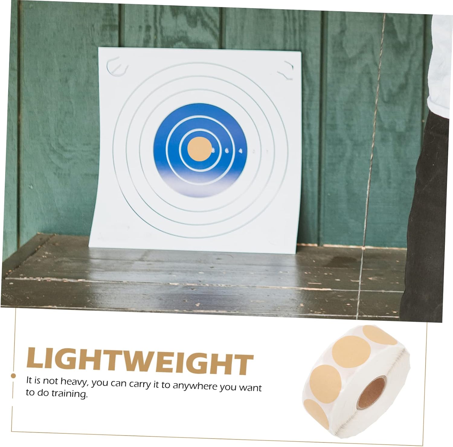 Outanaya 1roll Practice Stickers Labels for Shooting Training Professional Sports Labels for Skill Improvement Safe Use