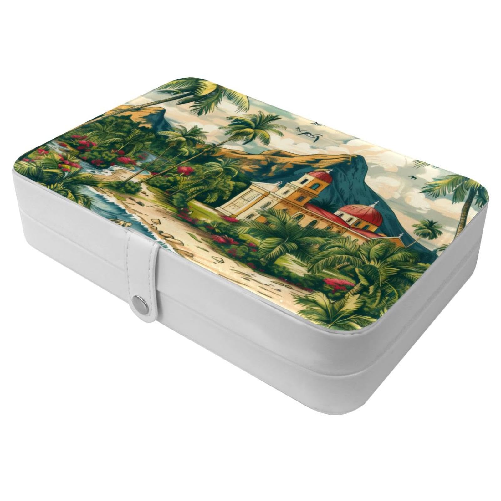 Boîte à bijoux de voyage avec boucle pour organiser vos bagues en vacances