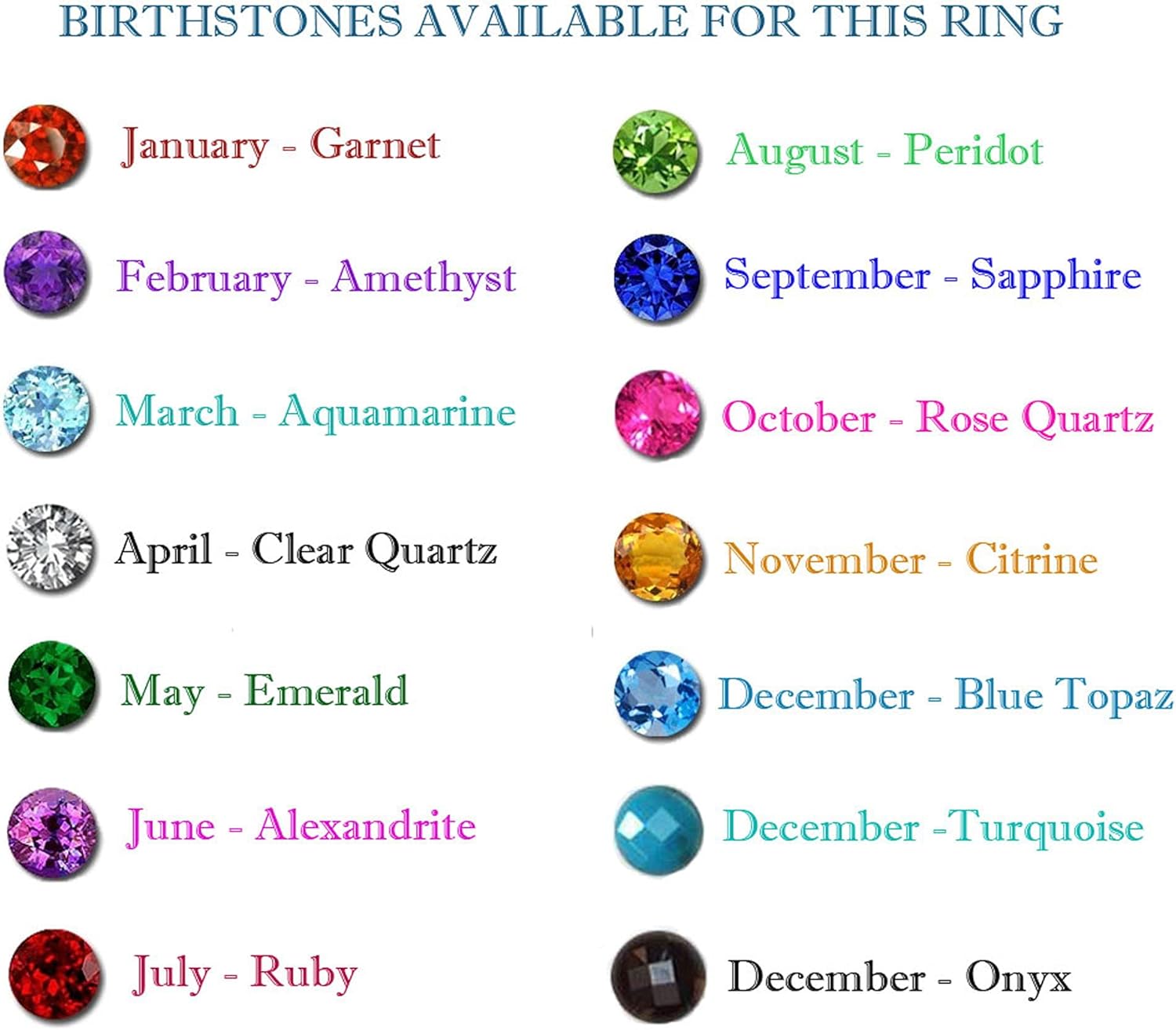 Blue Topaz Ring - December Birthstone - Half Eternity Ring - Topaz Jewelry- Gold Ring - Dainty Ring - Tiny Ring - Simple Ring