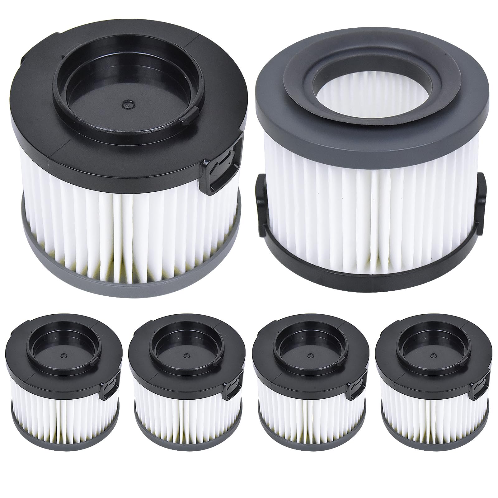 6 pack SF65 Replacement HEPA Filter kit Compatible with Simplicity S65/ S65S/S65D/S65P Cordless Stick and Handheld Vacuum Cleaner.