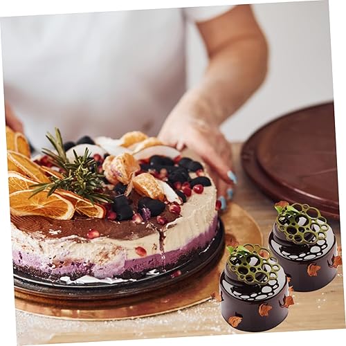 Miniatura 3 de BRIGHTFUFU Cookie Cake Silicone Candy Mold Flexible Trim Fondant Mold Candy Molds Silicone Food Molds Gummy Mold Silicone Mold Candy Decor Leaves