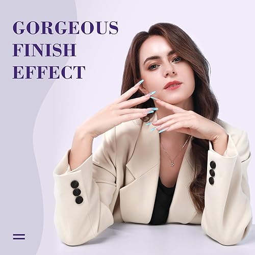 Miniatura 5 de Saviland Puntas de uñas  Puntas de uñas transparentes para uñas acrílicas, kit profesional de uñas de gel suave, cubierta completa, herramientas de