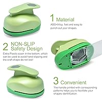 Vista 90 de UCEC Perforadora circular, perforadora circular de 1.25 pulgadas, perforadora de papel, perforadora de papel hecha a mano para manualidades