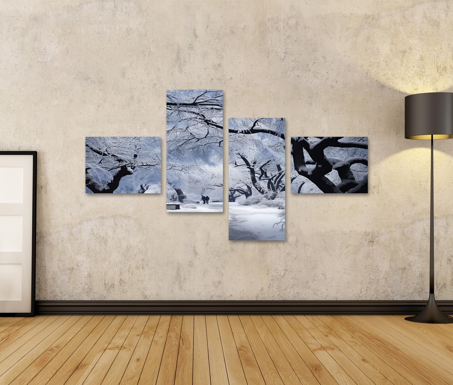 islandburner Prime, immagine su tela, pesante, gigante, neve, strada, bella foresta congelata, immagini da parete, poster