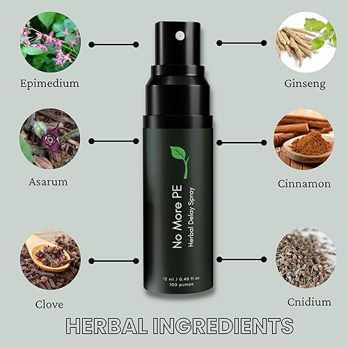 Miniatura 4 de Spray de retraso a base de hierbas para hombres, espray de retraso de control de clímax a base de hierbas para durar más tiempo en la cama, aerosol