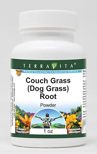 Terravita Couch Grass (Dog Grass) Polvo de raíz (1 oz, ZIN 511202) - Paquete de 3