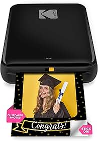 KODAK Step Instant Impressora fotográfica para smartphone – Impressora móvel sem fio portátil mini colorida – fotos adesivas Zink 5 x 7,6 cm – Bluetooth compatível com dispositivos iOS e Android –
