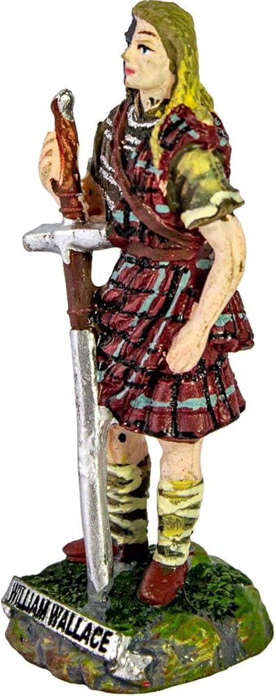 Amazon.co.jp: ウィリアム・ウォレススコットランド人樹脂置物