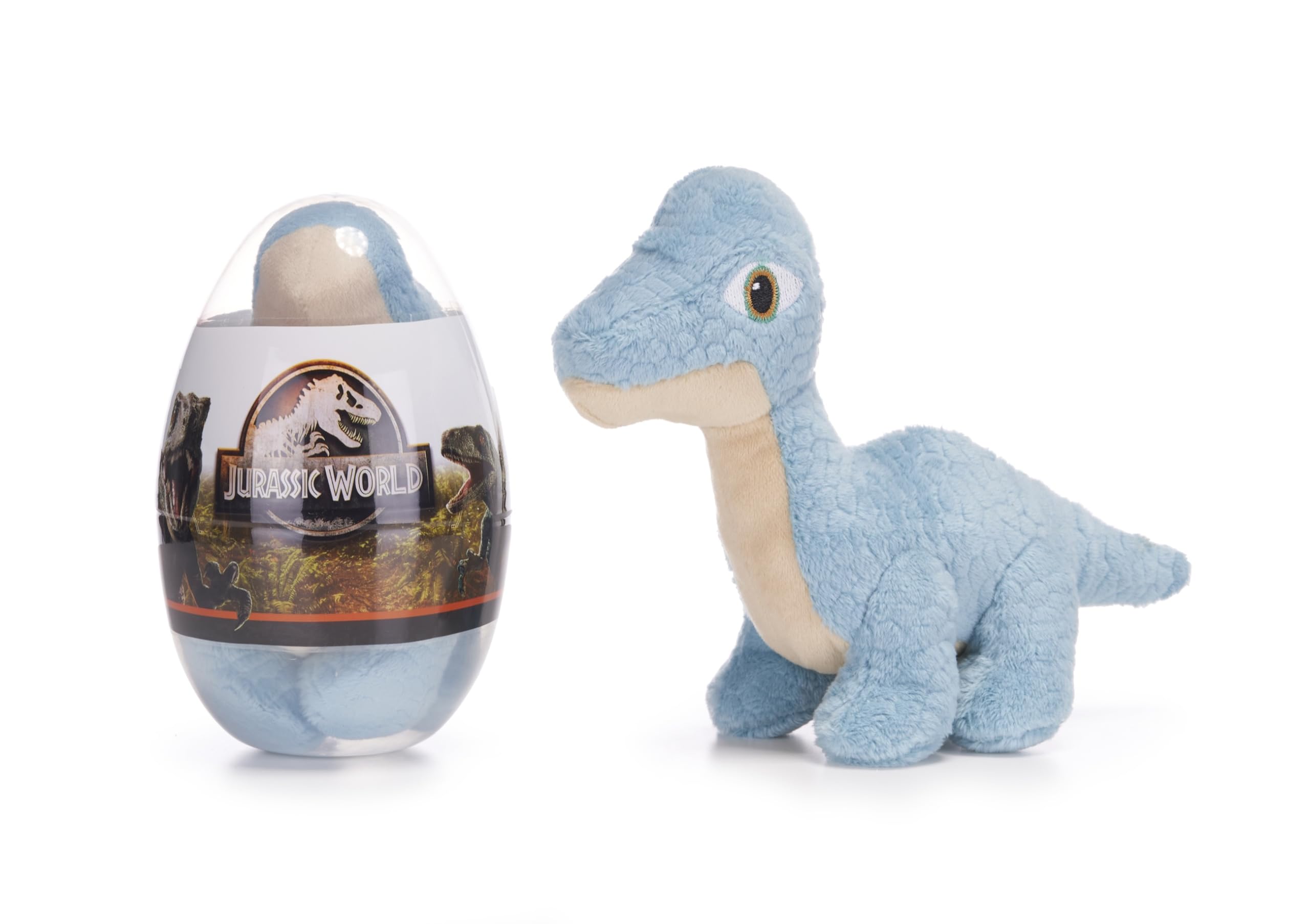 Jurassic World 12cm (5-inch) Brachiosaurus Plush Soft Toy Dinosaur in Plastic Egg