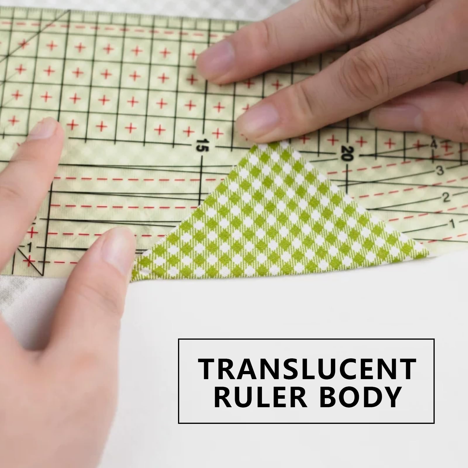 Regla De Planchar Para Patchwork - 20x10 Cm, Resistente Al Calor, Con Superficie Antideslizante