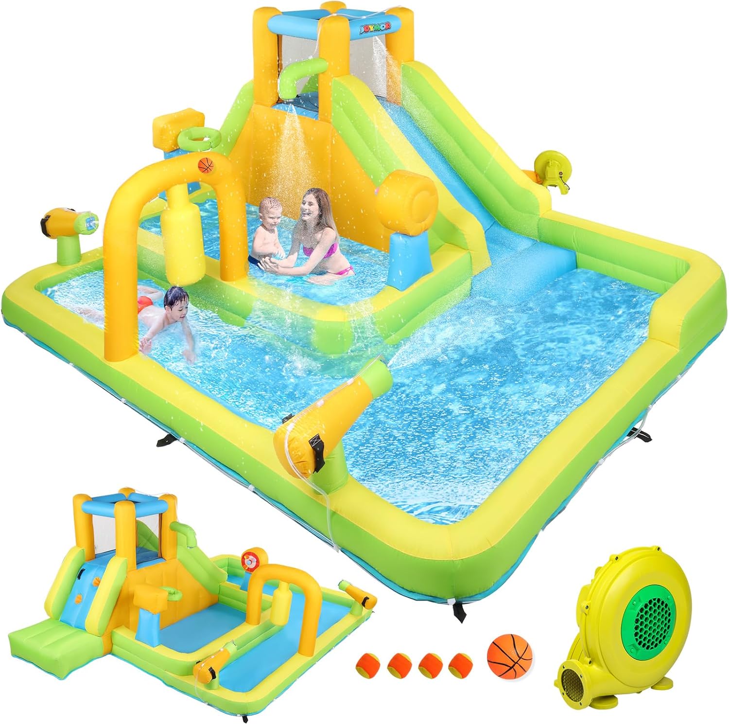 JOYMOR 10-in-1 Inflatable Water Slide Bounce House Jamaica Ubuy