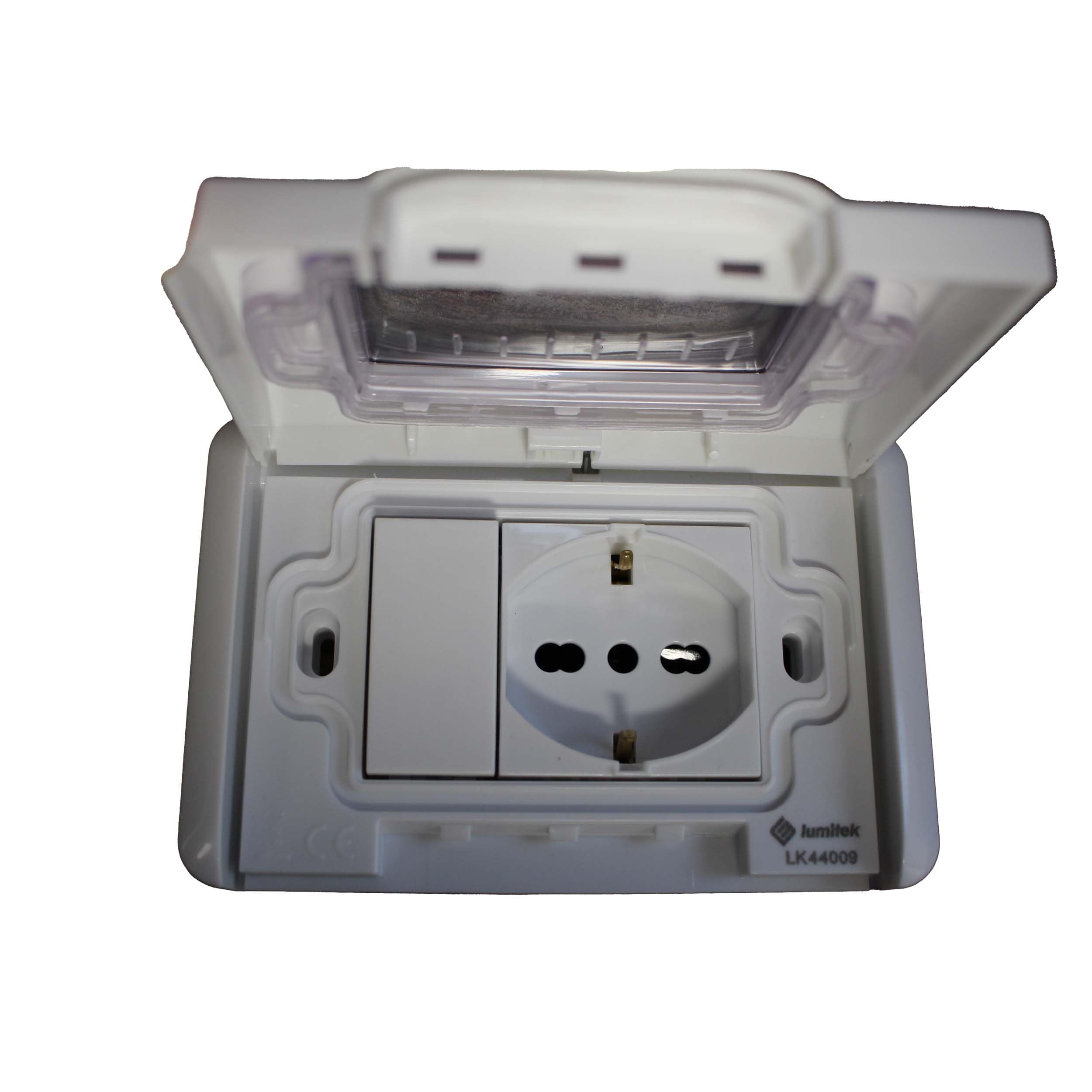 Kit Placca Premontata IP55 Con Presa Schuko E Interruttore - Compatibile Bticino Matix Per Esterni - Foto 14