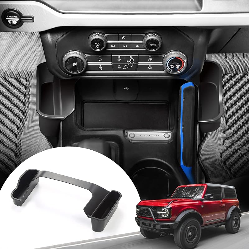 Caixa organizadora lateral do câmbio Mabett para Ford Bronco 2021–2026 automático