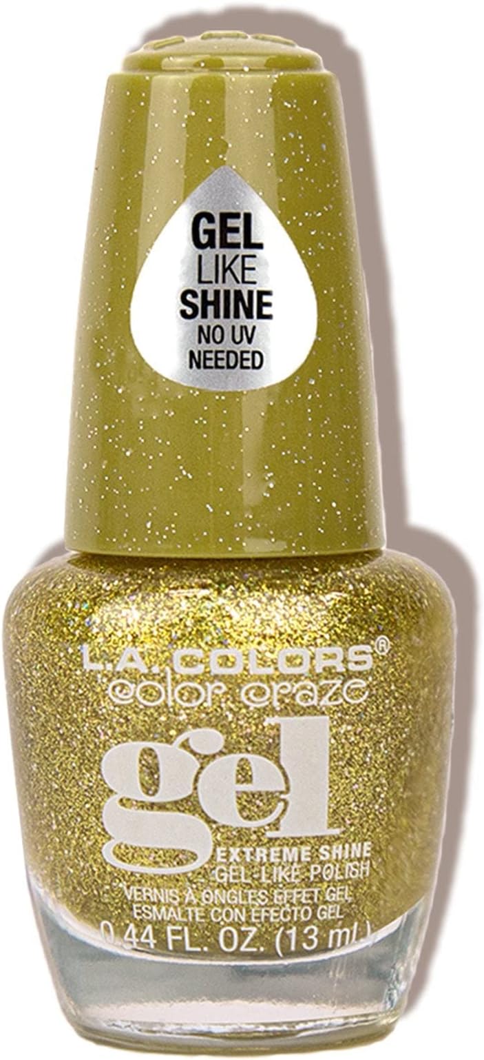 L.A. COLORS Demo - Color Craze Shimmer Gel Polish, Beaming CNL285