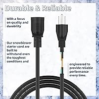 Vista 3 de Cable de arranque eléctrico para soplador de nieve 02483100 compatible con Ariens Cable de arranque eléctrico de repuesto para Ariens, MTD, Murray