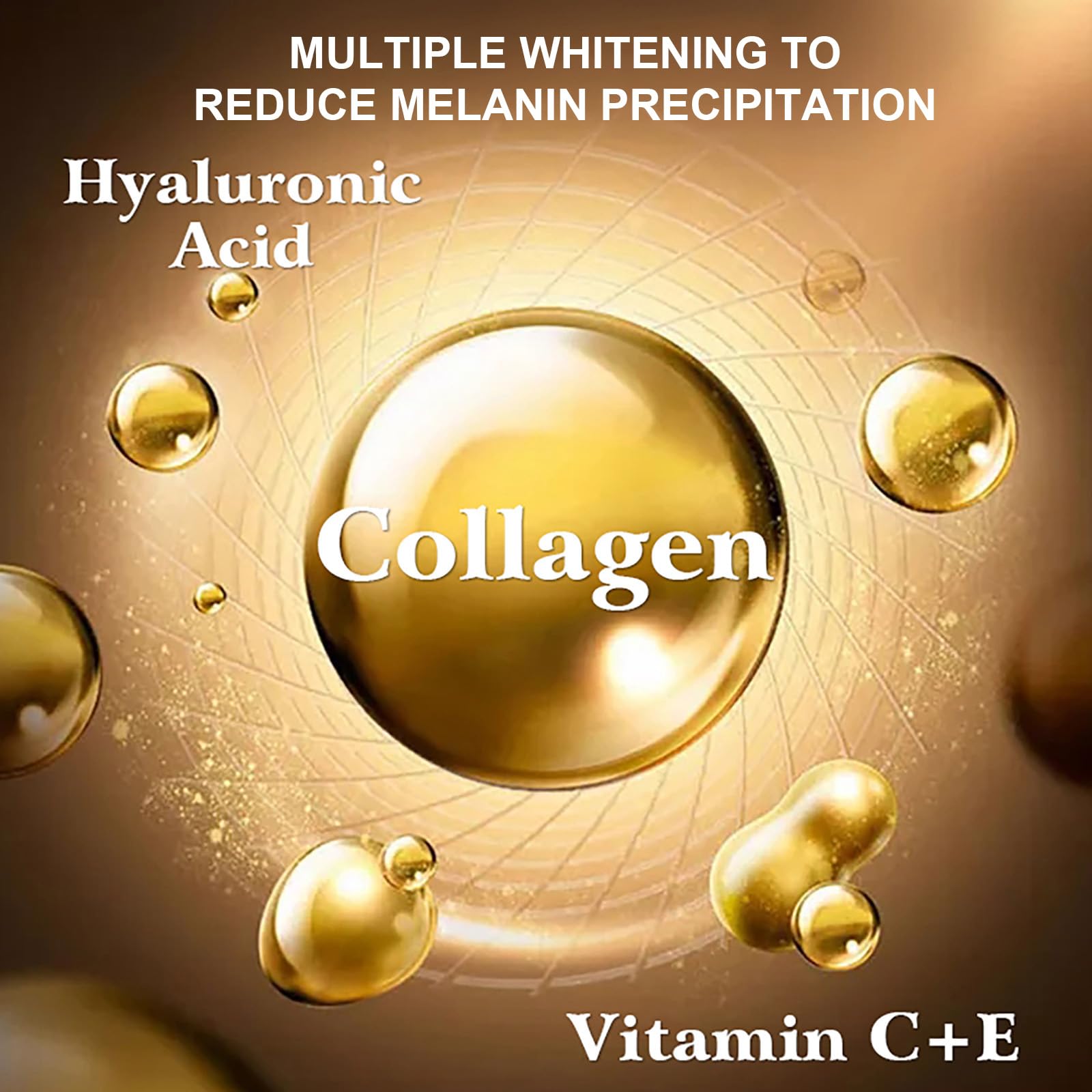 AILKE Collagen Whitening Face Care Kit, Clear Skin, Moisturize, Reduce Dark Spots, Melanin, Anti-Wrinkle, With Hyaluronic Acid, For All Skin Types, (Gift Set)