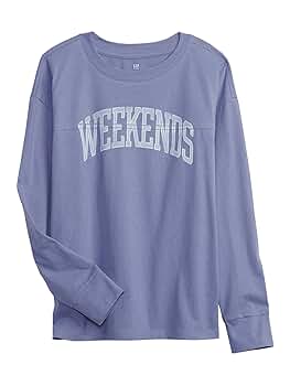 Amazon.com: GAP Girls Long Sleeve Graphic Tee T Shirt